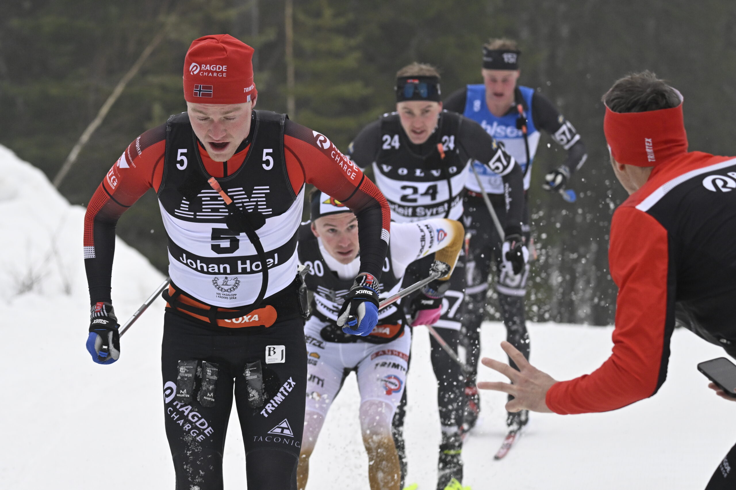 Johan Hoel under en tidigare tävling. Arkivbild.(Ulf Palm/TT).