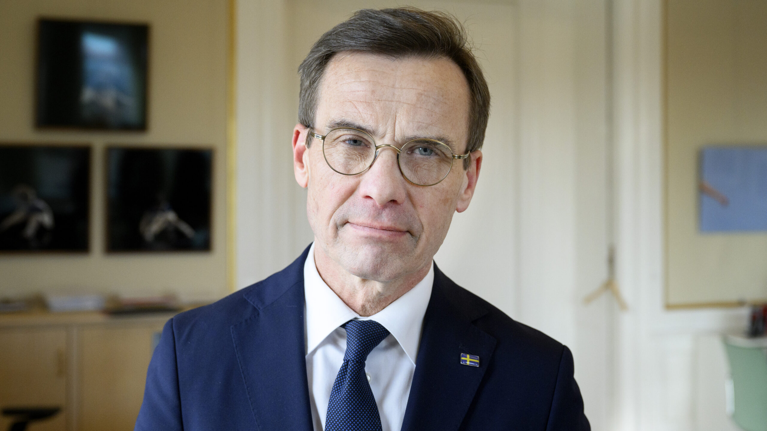 Statsminister Ulf Kristersson (M) har "auktoritetsproblem" anser statsvetare. Arkivbild.(Jessica Gow/TT).