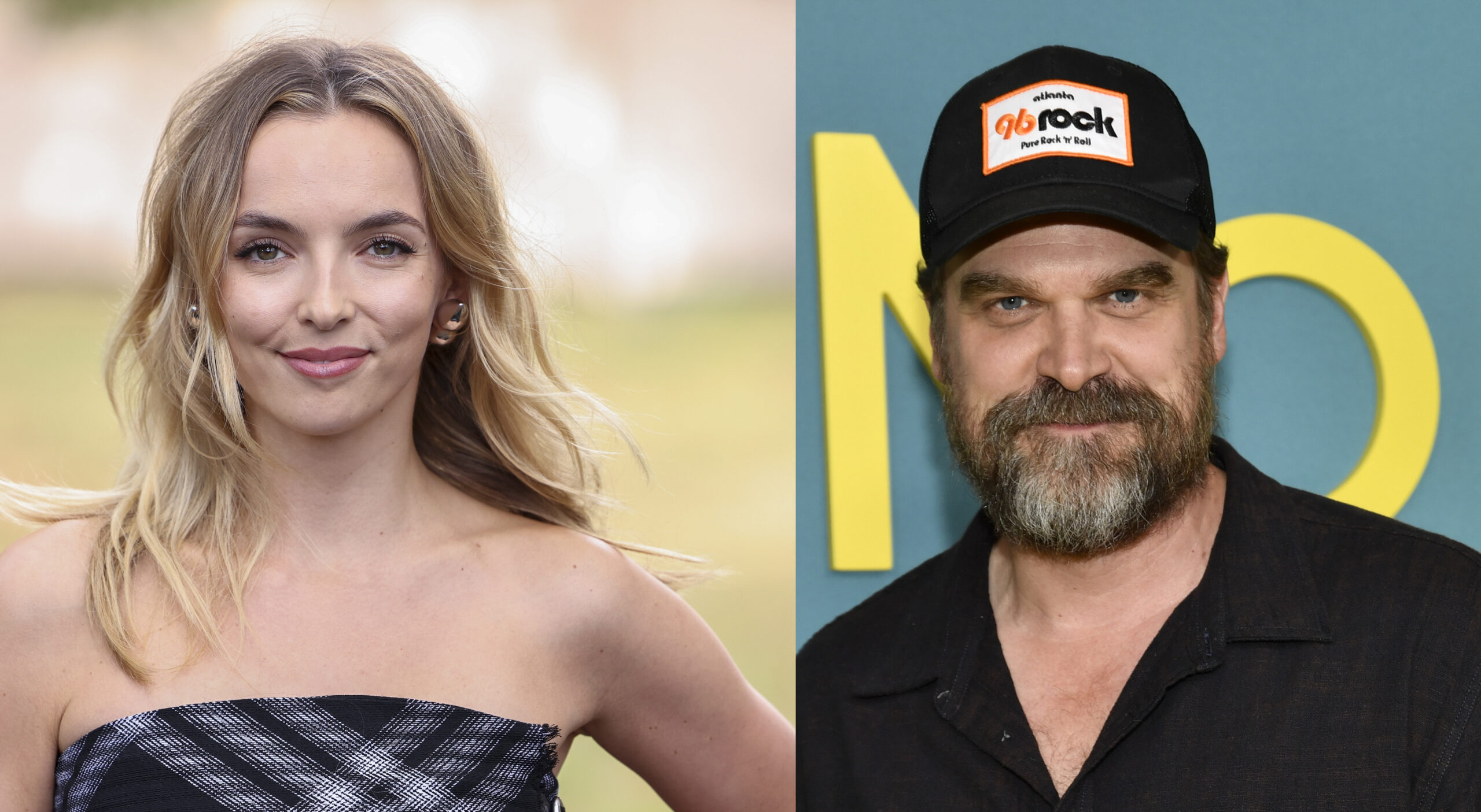 Jodie Comer och David Harbour har huvudrollerna i svenska Pieces Interactives omgörning av 1992 års klassiska skräcktitel.(Evan Agostini/AP).
